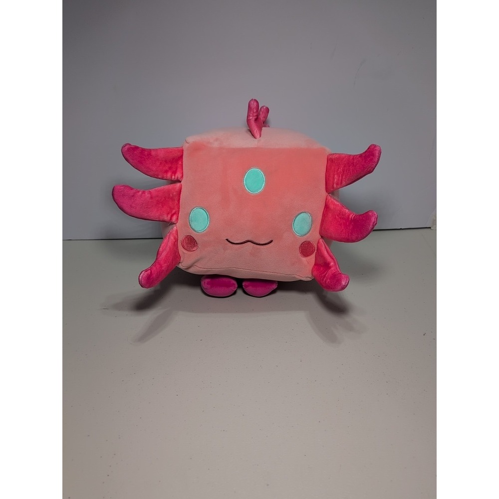 Pet Simulator X Series 1 Deluxe Tech 8"  Pink Axylotyl Plush no code